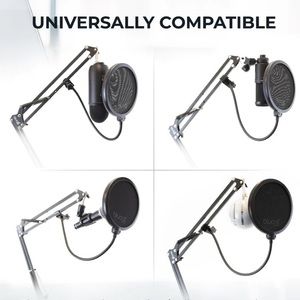 Blucoil Boom Arm Plus Pop Filter